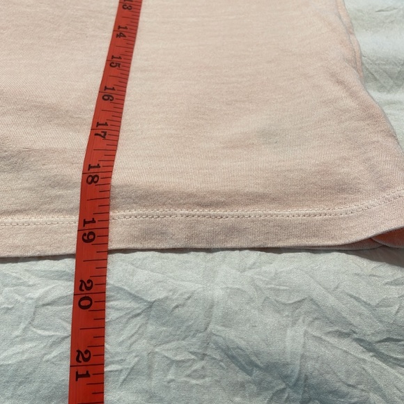 Old Navy Peach Cropped Tee Size L - Picture 8 of 9